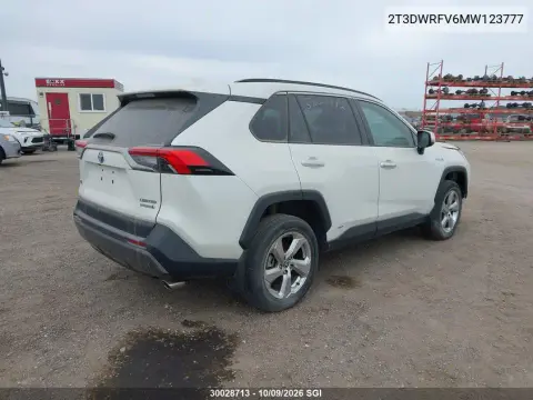 2021 Toyota Rav4 Limited VIN 2T3DWRFV6MW123777 фото 5