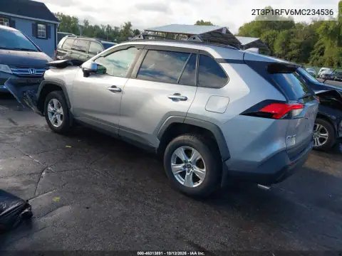 2T3P1RFV6MC234536 — 2021 Toyota RAV4, photo 4 from IAAI, Front end