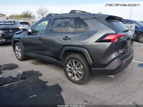 JTMC1RFV4MJ022617 — 2021 Toyota RAV4, ფოტო 3, IAAI, წინა ნაწილი