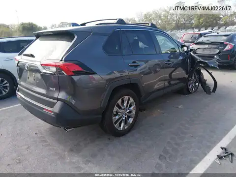 JTMC1RFV4MJ022617 — 2021 Toyota RAV4, ფოტო 4, IAAI, წინა ნაწილი