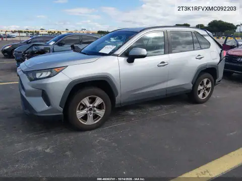 2T3K1RFVXMC092203 — 2021 Toyota RAV4, фото 3 с аукциона IAAI, ЗАДНЯЯ ЧАСТЬ