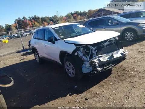 2T3F1RFV8RW449692 — 2024 Toyota RAV4, Uszkodzenia dookoła, zdjęć przed naprawą