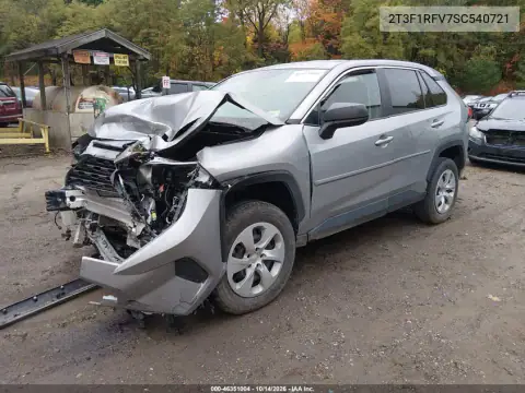2T3F1RFV7SC540721 — 2025 Toyota RAV4, ფოტო 2, IAAI, წინა ნაწილი