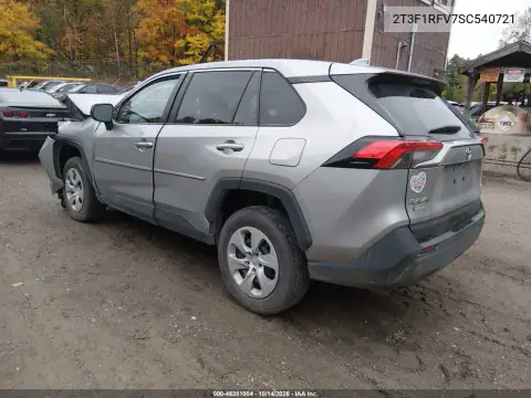 2T3F1RFV7SC540721 — 2025 Toyota RAV4, ფოტო 3, IAAI, წინა ნაწილი
