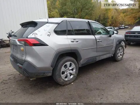 2T3F1RFV7SC540721 — 2025 Toyota RAV4, ფოტო 4, IAAI, წინა ნაწილი