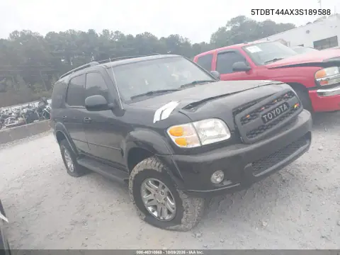 2003 Toyota Sequoia Sr5 V8 VIN 5TDBT44AX3S189588 фото 1