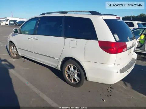 2005 Toyota Sienna Xle Limited VIN 5TDZA22C05S362146 фото 4
