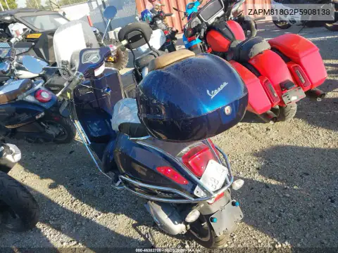 ZAPM818G2P5908138 — 2023 Vespa, фото 4 з IAAI, Пошкодження з усіх боків