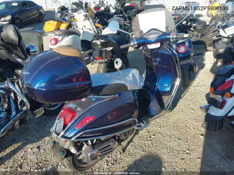 ZAPM818G2P5908138 — 2023 Vespa, фото 5 з IAAI, Пошкодження з усіх боків