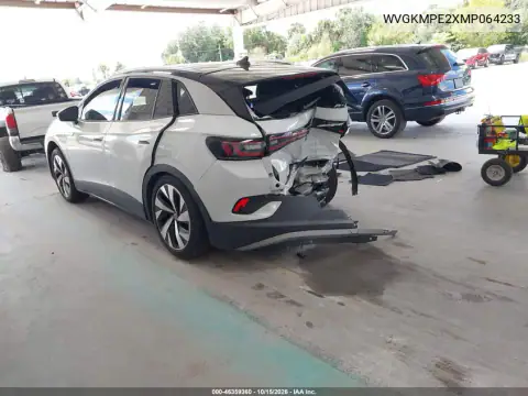 WVGKMPE2XMP064233 — 2021 Volkswagen ID.4, фото 3 с аукциона IAAI, ЗАДНЯЯ ЧАСТЬ