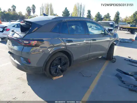 1V2WSPE82SC013151 — 2025 Volkswagen ID.4, фото 4 с аукциона IAAI, опрокидывание