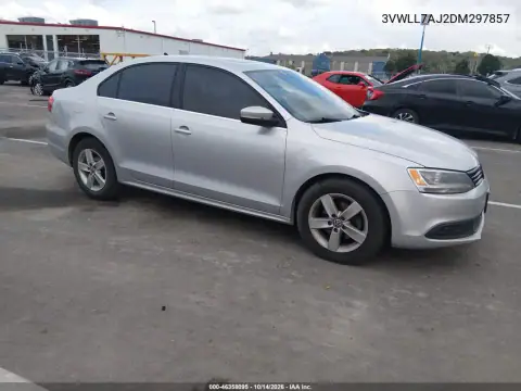 3VWLL7AJ2DM297857 — 2013 Volkswagen Jetta, photo 2 from IAAI, Left front