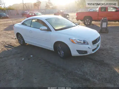 2012 Volvo C70 T5 VIN YV1672MCXCJ123142 фото 2