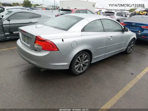 2012 Volvo C70 T5/T5 Platinum/T5 Premier Plus VIN YV1672MC5CJ131858 фото 5