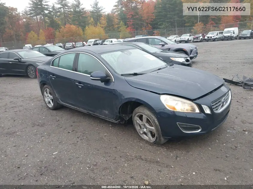 2012 Volvo S60 T5 VIN YV1622FS6C2117660 фото 2