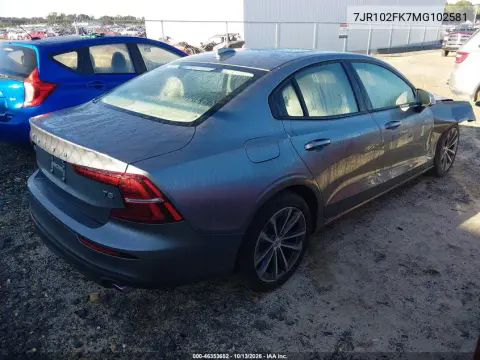 2021 Volvo S60 T5 Momentum VIN 7JR102FK7MG102581 фото 5