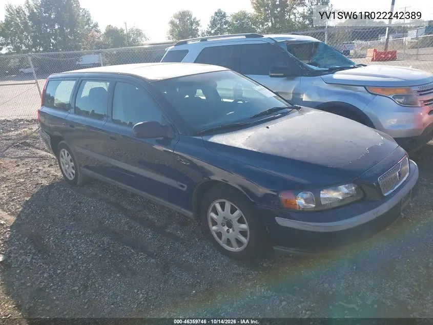 YV1SW61R022242389 Volvo V70 2002 — повреждение Естественный износ, фото до ремонта