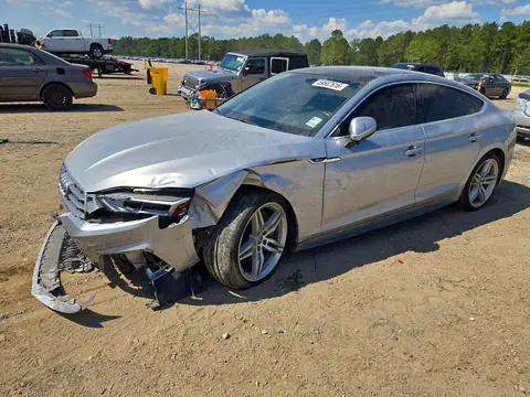 WAUENCF59JA108606 — 2018 Audi A5, წინა ნაწილი (Front End), ფოტოები შეკეთებამდე