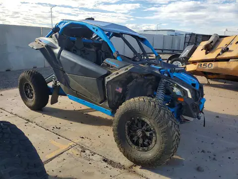 3JBVVAW21KK000397 Can-Am Maverick X3 2019 — დაზიანება წინა ნაწილი, ფოტო შეკეთებამდე