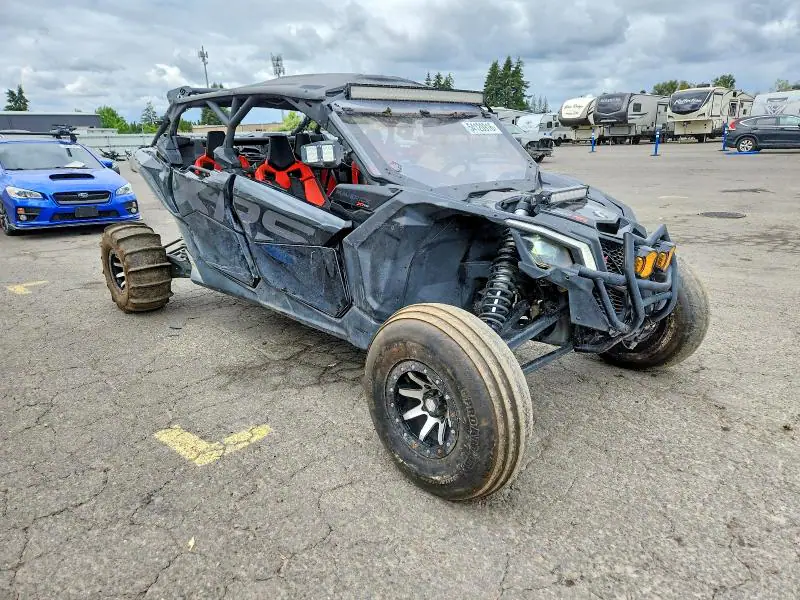 3JBVNAV49SE000357 Can-Am Maverick X3 2025 — Roof damage, before-repair photo