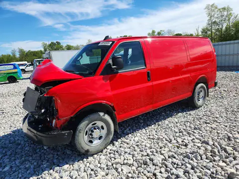 1GCWGAFP6S1147730 — 2025 Chev Express 2500, წინა ნაწილი (Front End), ფოტოები შეკეთებამდე