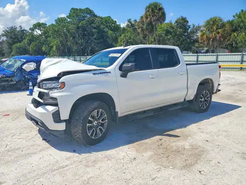 3GCPWDED8MG196044 — 2021 Chevrolet Silverado, წინა ნაწილი (Front End), ფოტოები შეკეთებამდე