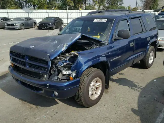 1B4HR28Z3YF222044 — 2000 Dodge Durango, photo 2 from Аукцион 13.02.2018, Front end