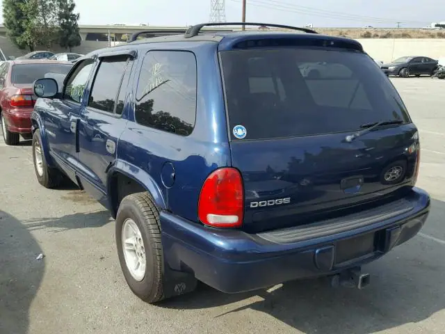 1B4HR28Z3YF222044 — 2000 Dodge Durango, photo 3 from Аукцион 13.02.2018, Front end