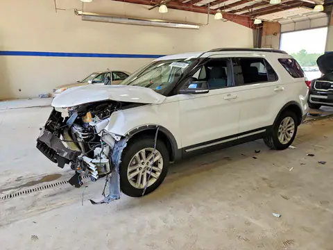 1FM5K7D87HGE12391 — 2017 Ford Explorer, Передняя часть (Front End), фото до ремонта