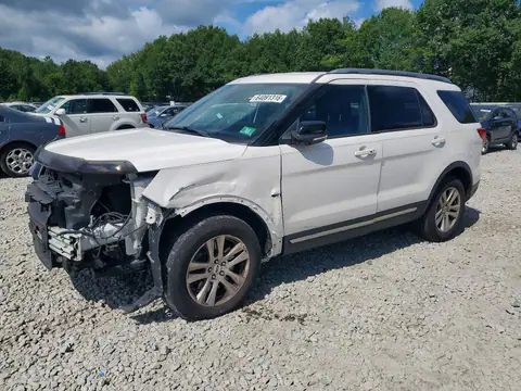 1FM5K8D8XJGA91281 — 2018 Ford Explorer, წინა ნაწილი (Front End), ფოტოები შეკეთებამდე