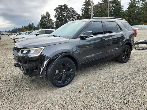 1FM5K8GT2KGA52637 — 2019 Ford Explorer, Parte delantera (Front End), fotos antes de reparar
