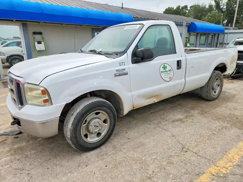 1FTNF20537EB11988 — 2007 Ford F250, Град (Hail), фото до ремонта
