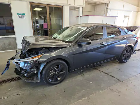 5NPLM4AG0MH044013 — 2021 Hyundai Elantra, Parte delantera (Front End), fotos antes de reparar
