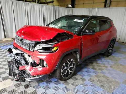 3C4NJDCN9ST579111 — 2025 Jeep Compass, ПЕРЕДНЯЯ ЧАСТЬ (Front End), фото до ремонта