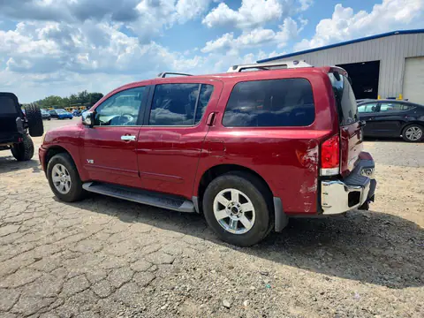 5N1BA08C07N700503 — 2007 Nissan Armada, ფოტო 2, Аукцион 16.10.2026, უკანა ნაწილი
