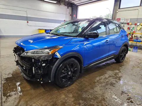 3N1CP5DV1ML563713 — 2021 Nissan Kicks, წინა ნაწილი (Front End), ფოტოები შეკეთებამდე