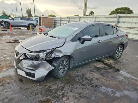 3N1CN8EV5ML857573 — 2021 Nissan Versa, ПЕРЕДНЯЯ ЧАСТЬ (Front End), фото до ремонта