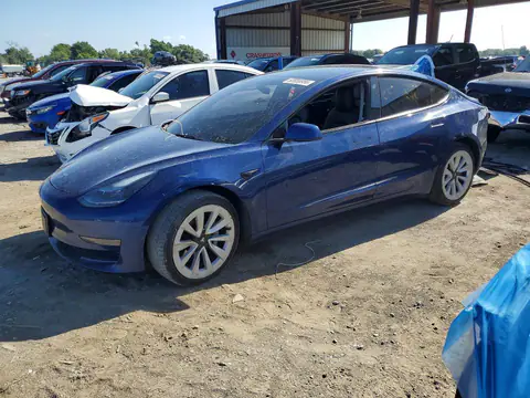 5YJ3E1EA2NF190883 — 2022 Tesla Model 3, გვერდითი ნაწილი (Side), ფოტოები შეკეთებამდე