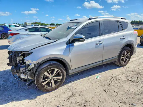 JTMWFREV9JD133075 — 2018 Toyota RAV4, წინა ნაწილი (Front End), ფოტოები შეკეთებამდე